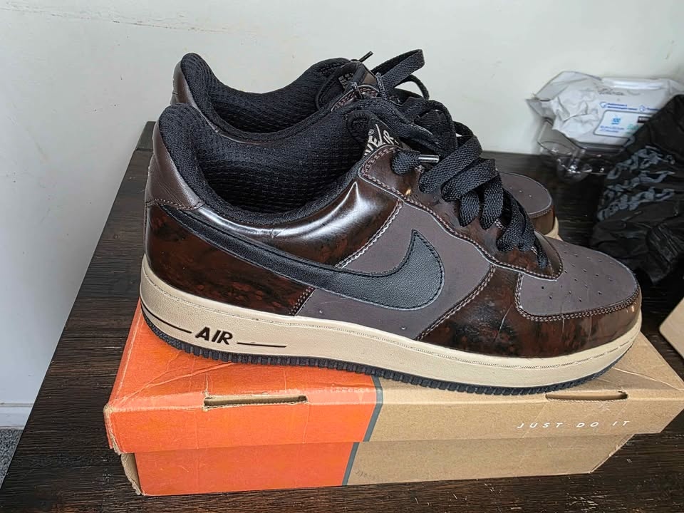 Nike Air Force 1 Low Premium Sz 11.5 Brown/Bone - photo 4