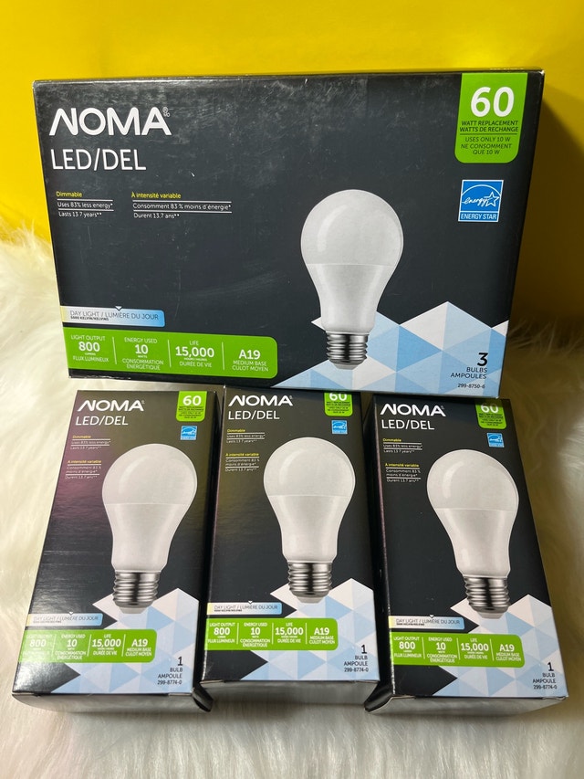 NOMA LED Bulbs - 3 for $6