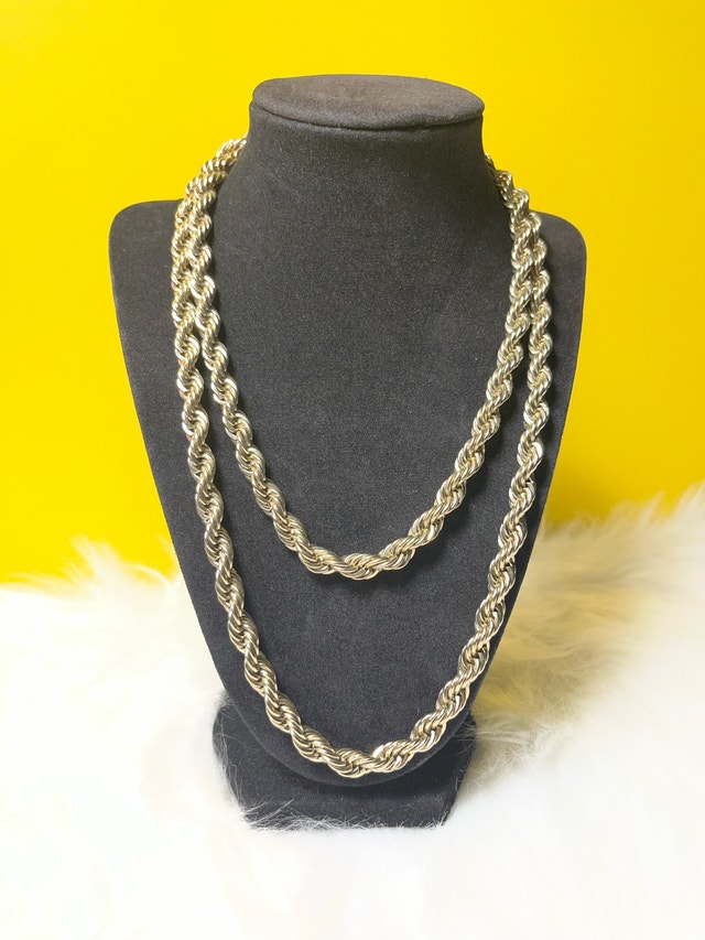 Gold-Toned Rope Necklace - 36 Inches