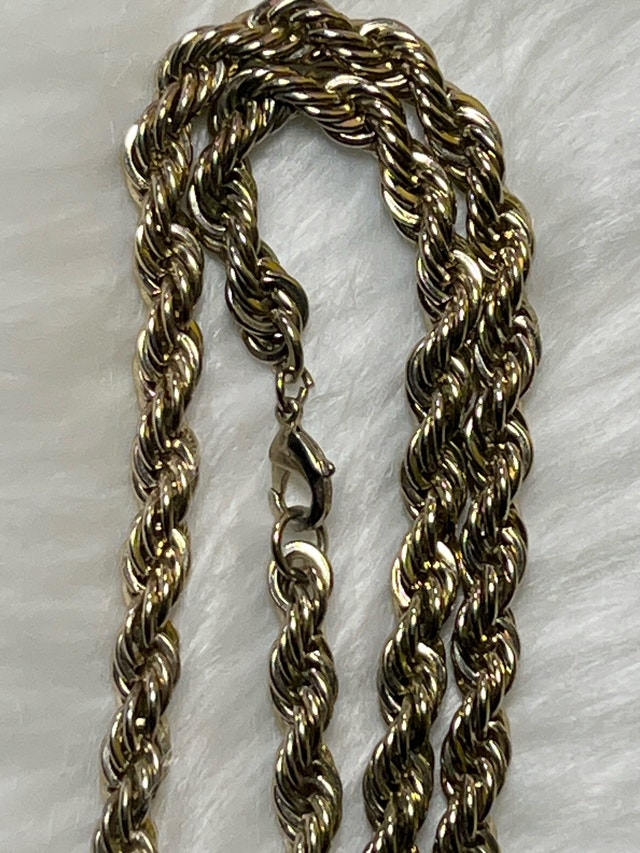 Gold-Toned Rope Necklace - 36 Inches - photo 2