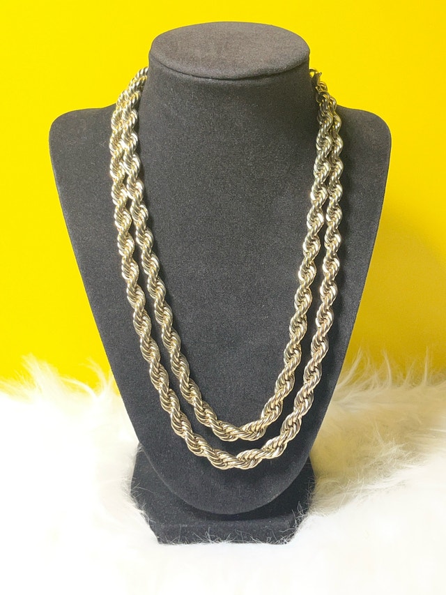 Gold-Toned Rope Necklace - 36 Inches - photo 5