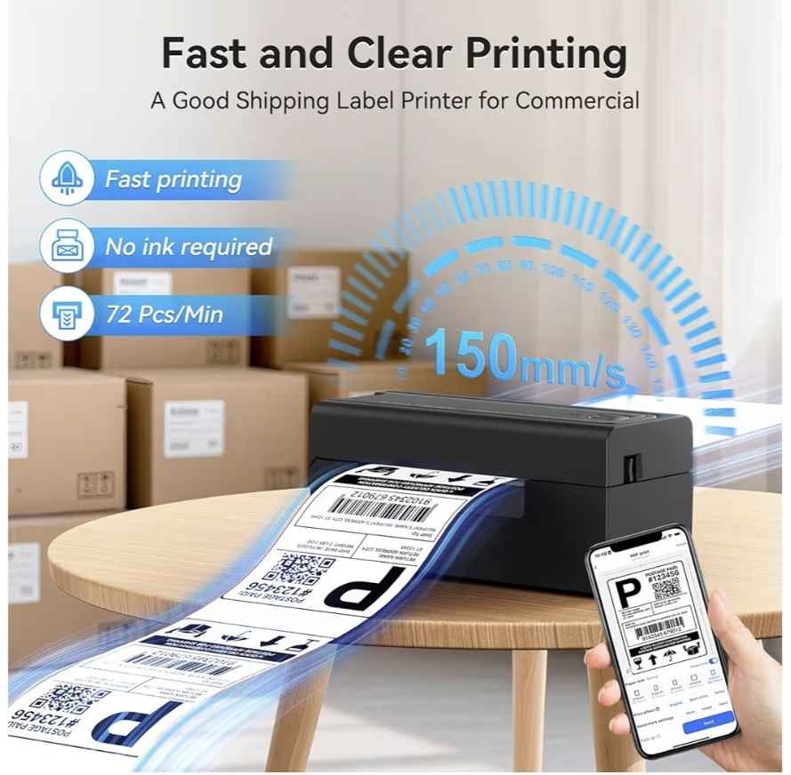 Bluetooth Thermal Label Printer - photo 2