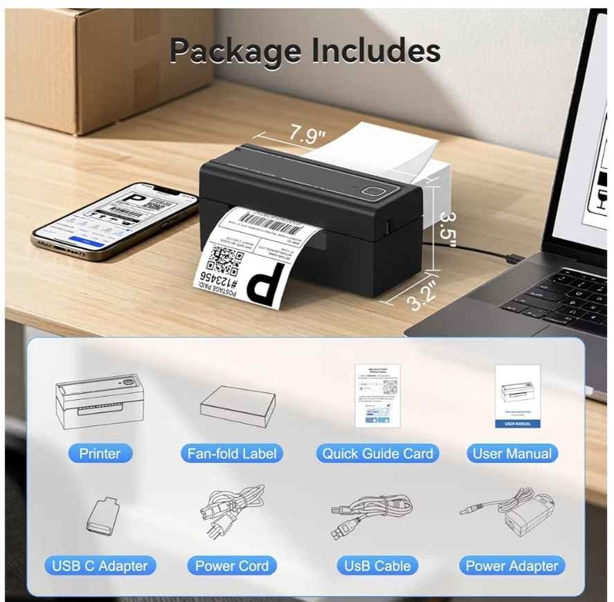 Bluetooth Thermal Label Printer - photo 4