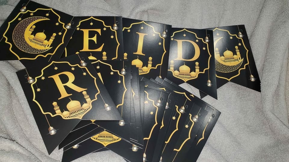 Eid Ramadan Banner with Lights - photo 3