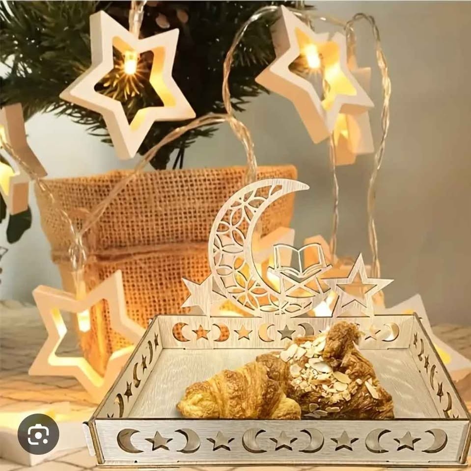 Ramadan Eid wooden tray - photo 2
