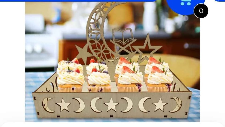 Ramadan Eid wooden tray - photo 4