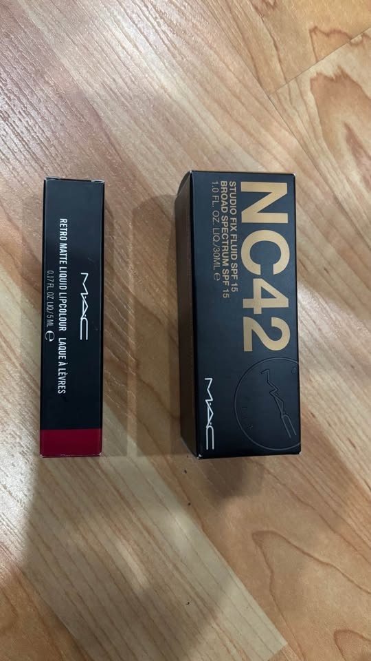 Mac makeup: Brand new foundation NC 42 & retro matte lipstick