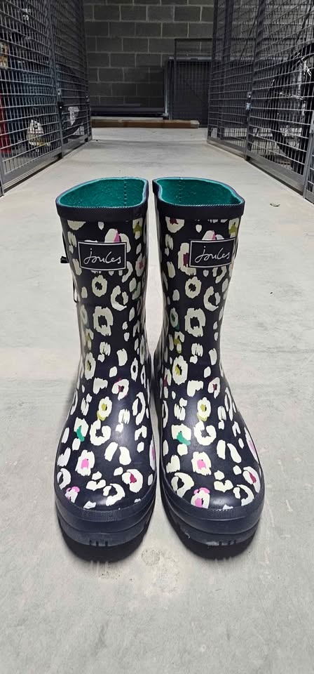 Joules Molly Welly Rubber Rai Boots (Size 11) - photo 2