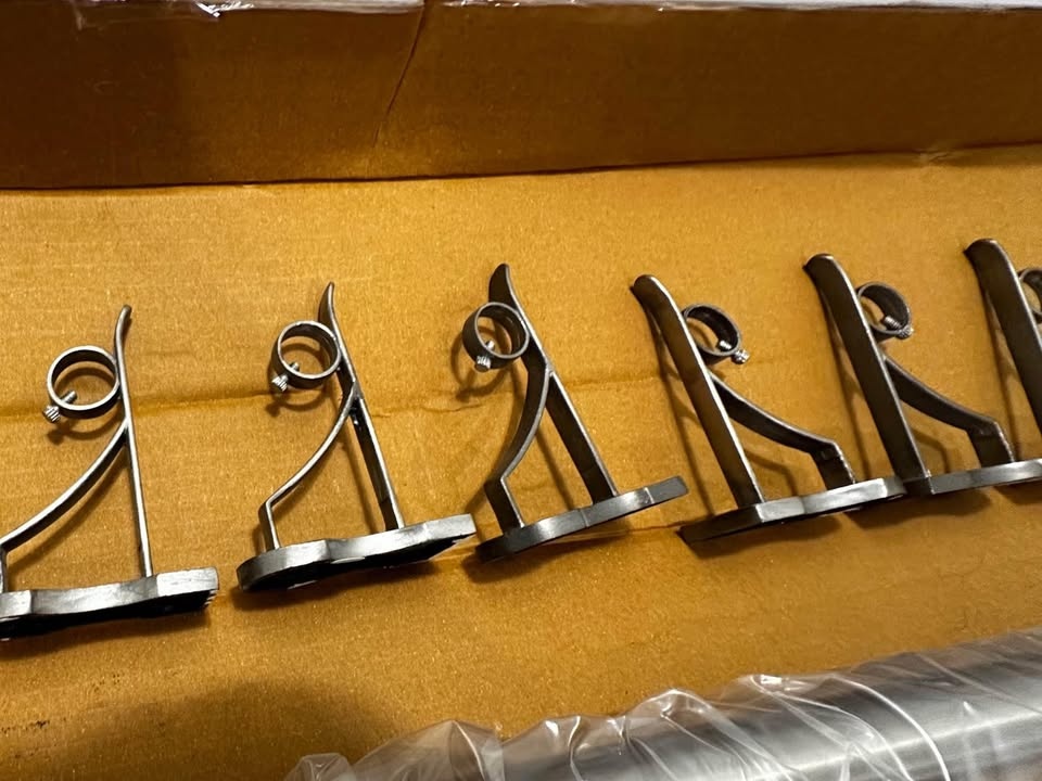 Pottery Barn Curtain Rods w/ Glass Finials (Antique Pewter) - photo 3