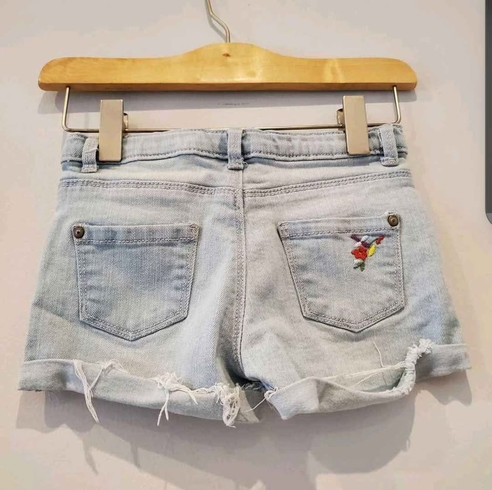 EUC Zara Toddler Denim Shorts - 18/24 M - photo 2