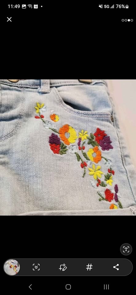 EUC Zara Toddler Denim Shorts - 18/24 M - photo 3