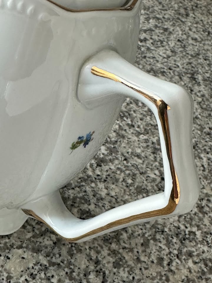 Floral Teapot with Gold Trim - photo 5