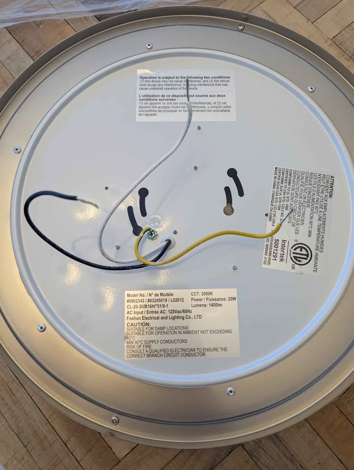 Ceiling light Warm Yellow (2 pieces) - photo 2