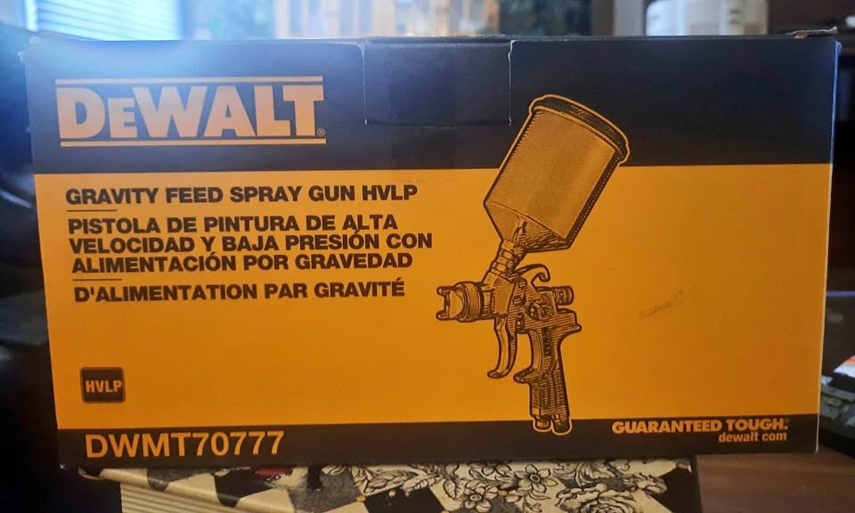 DeWalt Gravity Feed Spray Gun HVLP