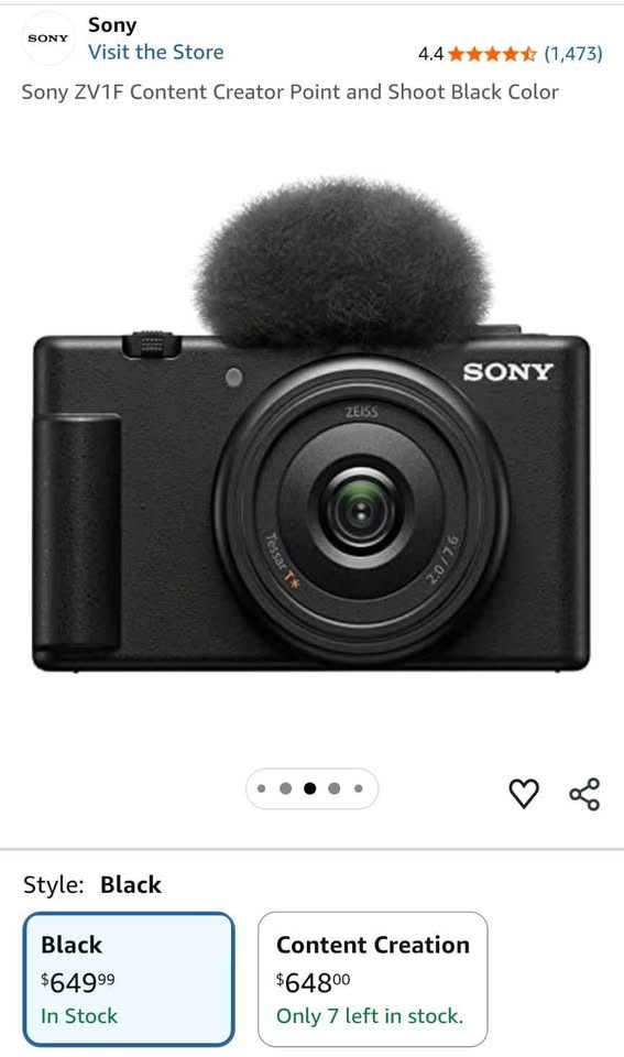 Sony ZV-1F Content Creator Camera Kit - photo 4