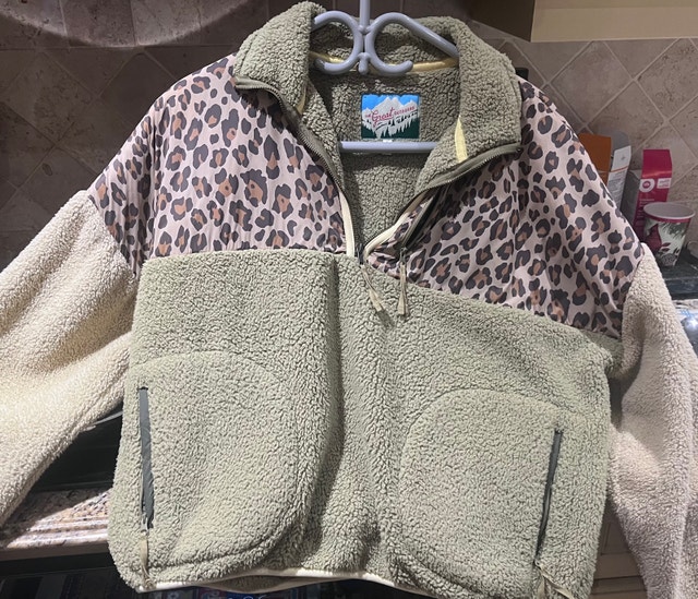 The Great. OUTDOORS Half-Zip Sweatshirt - Large