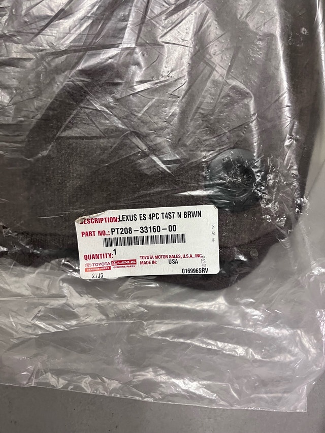 Lexus ES 4pc Car Mats