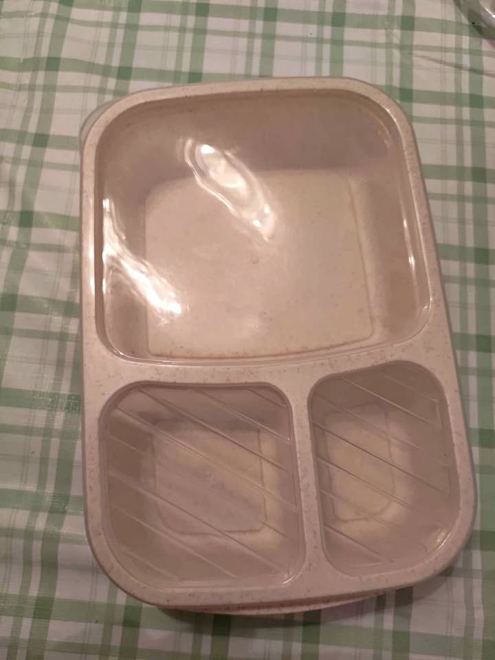 3 Part Lunch Box Container