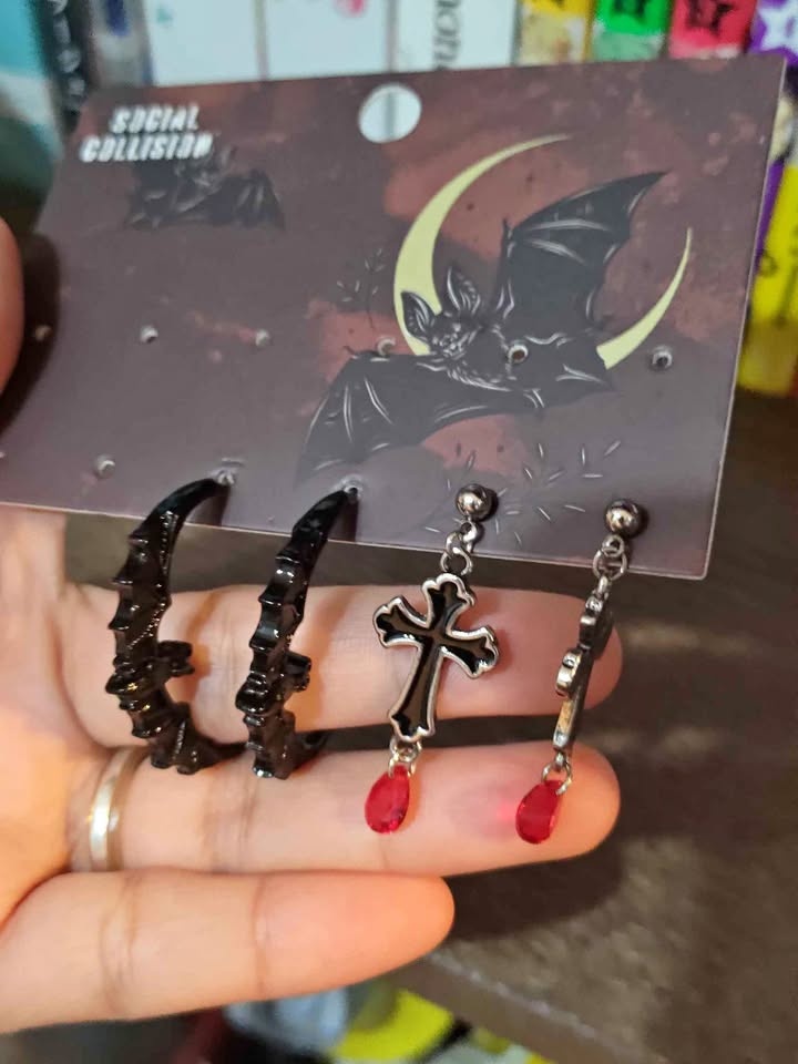 Hot Topic Gothic Earrings
