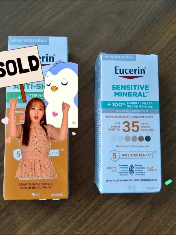 Eucerin Mineral SPF 35 Tinted Face Sunscreen Lotion