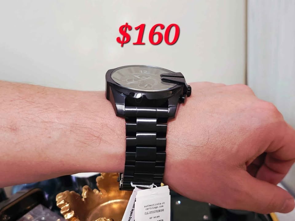Diesel Men’s Black Chronograph Watch – New with Tag - photo 4