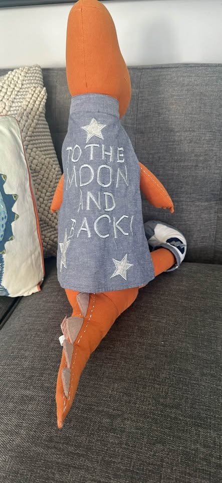 Pottery Barn Dinosaur Pillow & Stuffed Animal - photo 3