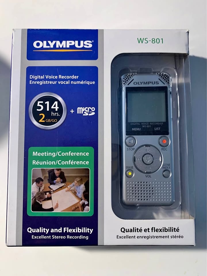 Olympus WS-801 Digital Voice Recorder