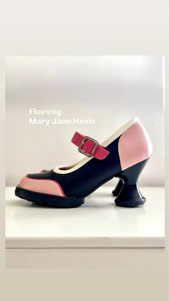 Fluevog Charles IX Heels Size 7 - Like New thumbnail