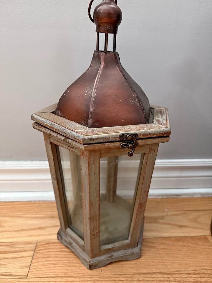 Large rustic lantern