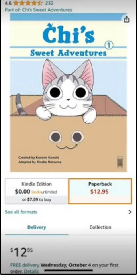 Chi's Sweet Adventures 1 children’s book by Konami Kanata image indicator(2)