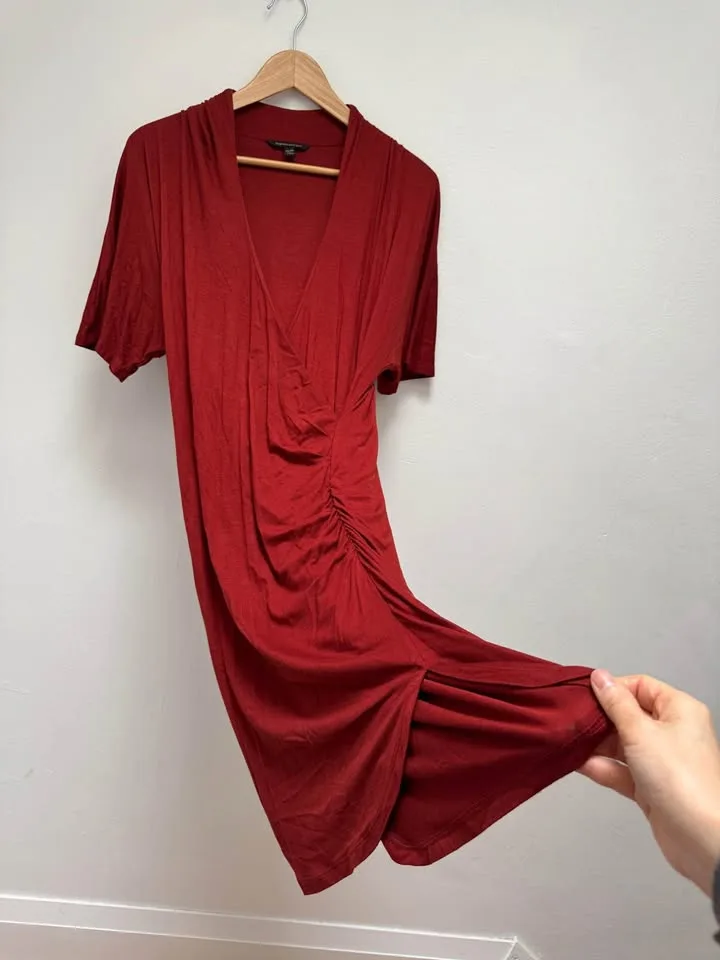 Banana Republic Ruched Bodycon Dress XS image indicator(3)