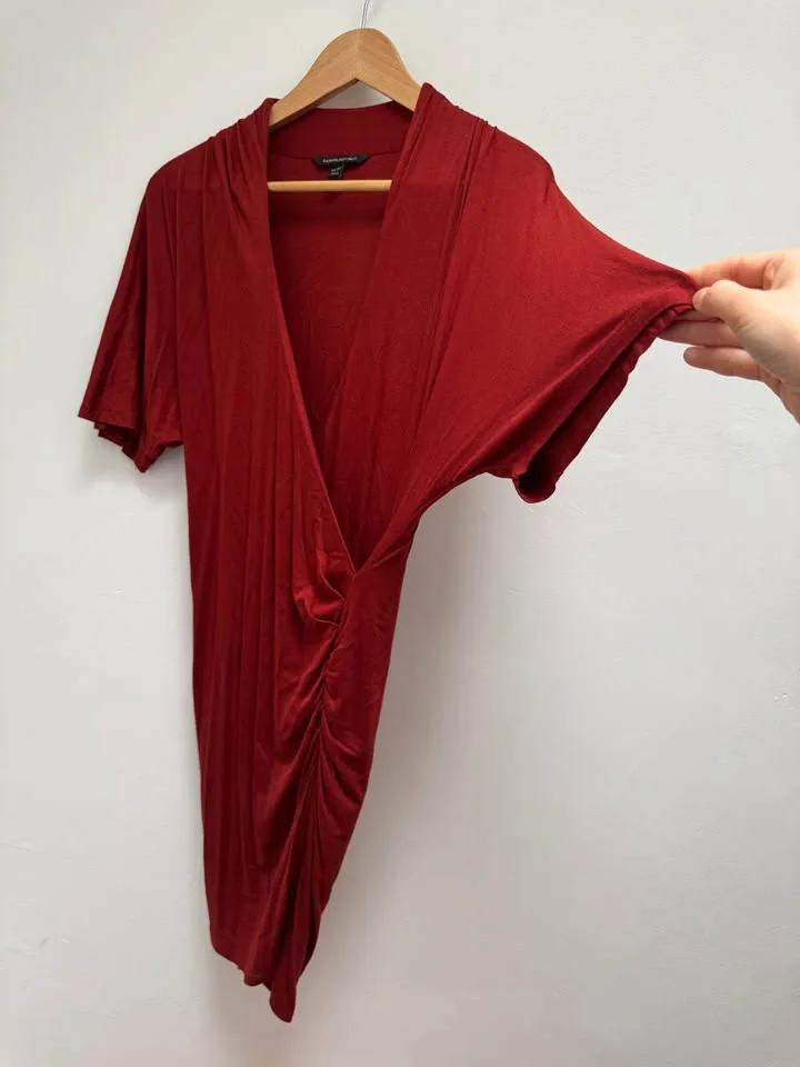 Banana Republic Ruched Bodycon Dress XS image indicator(4)