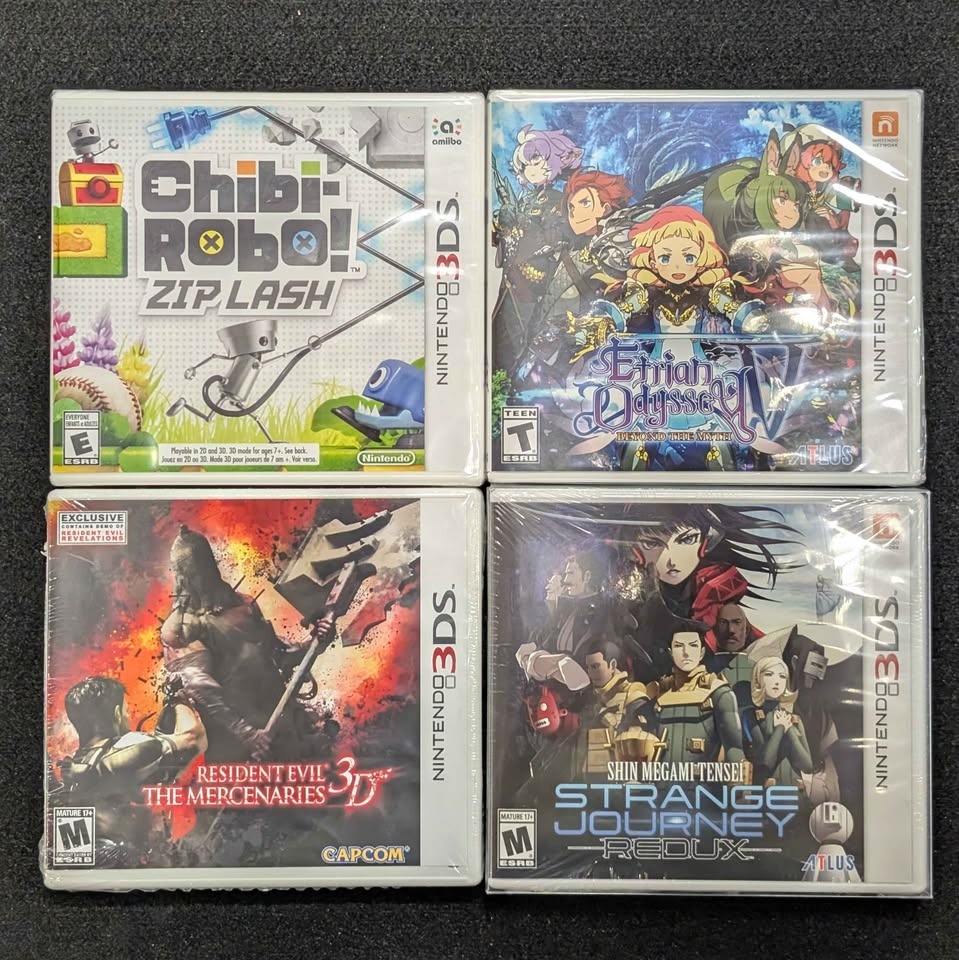 Brand New - Sealed Nintendo 3DS Games