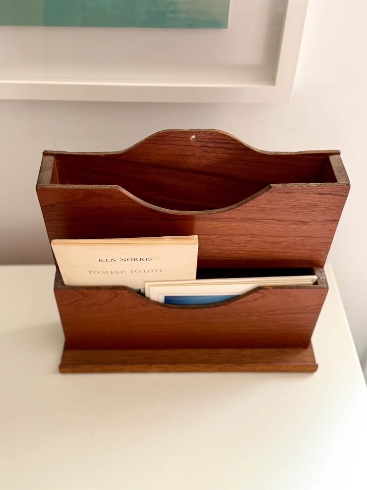 MCM Retro Mail Letter Organizer Storage Caddy - photo 4