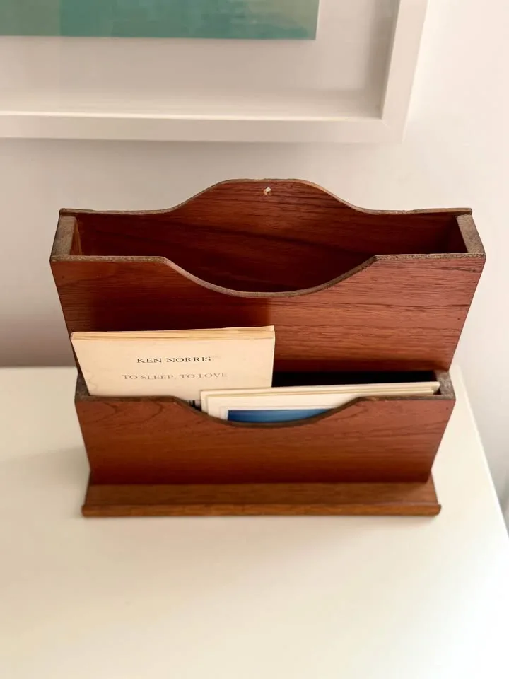 MCM Retro Mail Letter Organizer Storage Caddy image indicator(4)