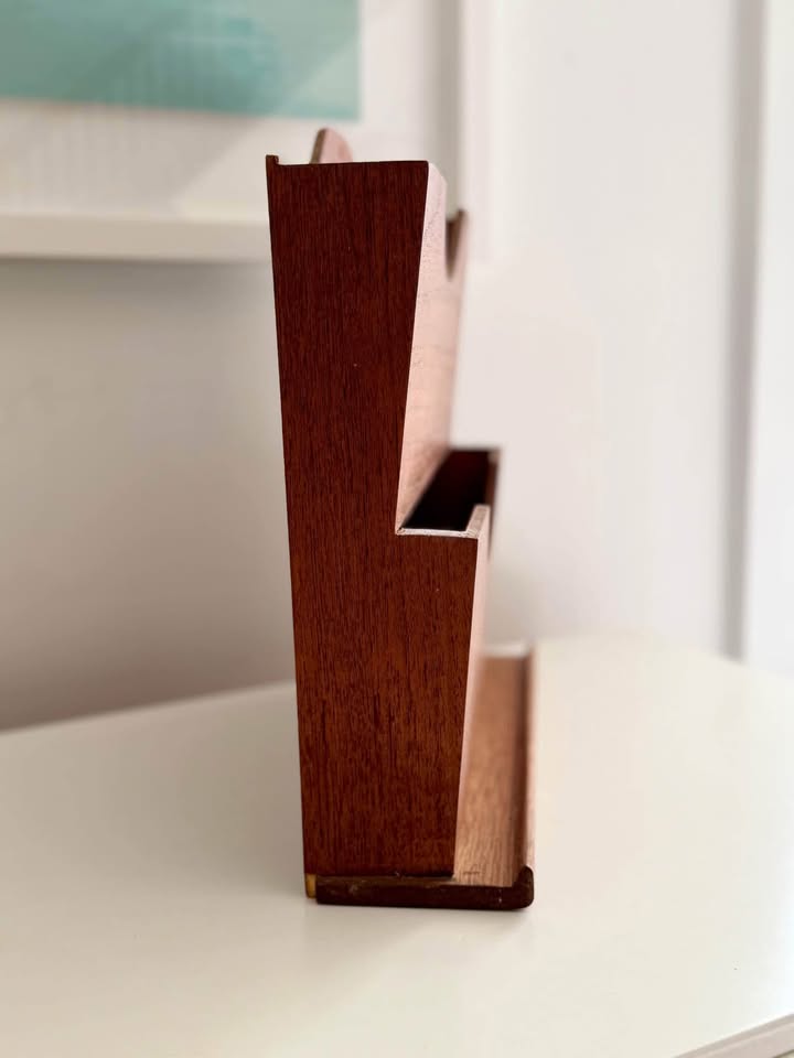 MCM Retro Mail Letter Organizer Storage Caddy - photo 5