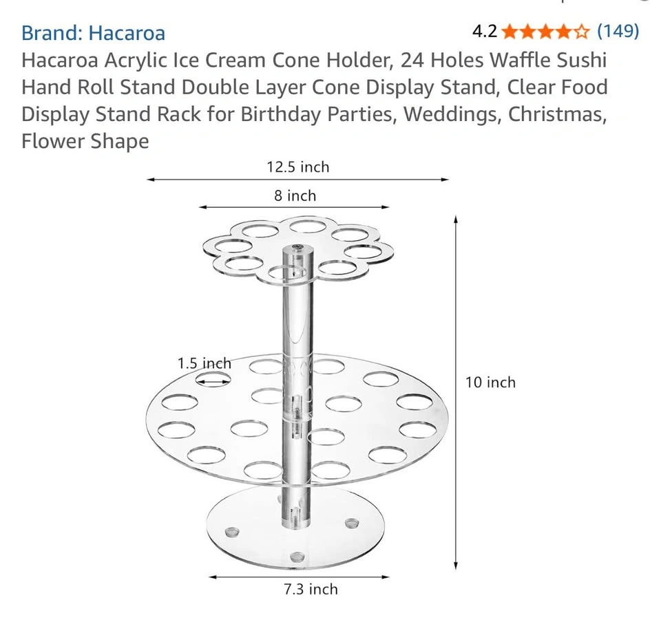 Acrylic Cone Stand - photo 4