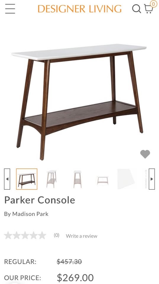 Madison Park Parker Console Table - photo 2