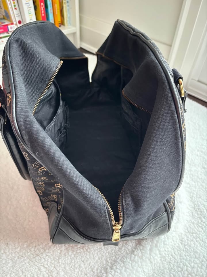 Y2K TNA Black & Gold Duffle/Bowling/Weekender Bag - photo 5