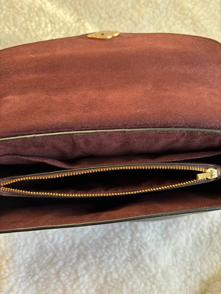 COACH TAMMIE SHOULDER BAG SIGNATURE CANVAS brown black - photo 5