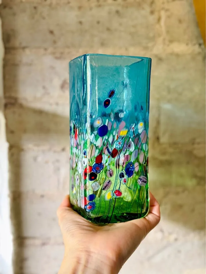 Robert Held Hand Blown Glass Vase thumbnail