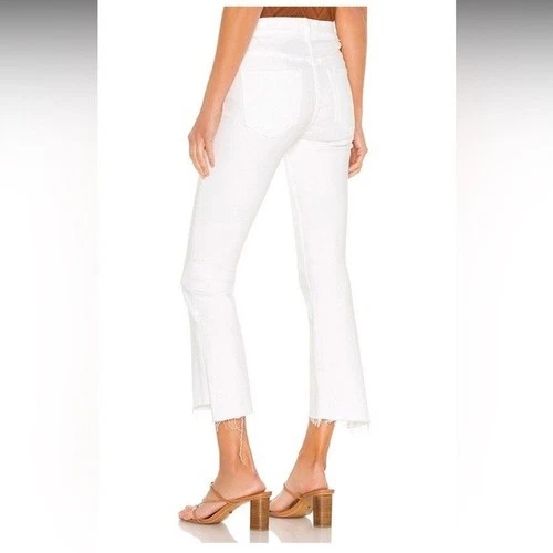 MOTHER Insider Crop Step Fray Jeans - Size 26 - photo 2