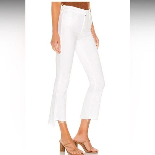 MOTHER Insider Crop Step Fray Jeans - Size 26 - photo 3