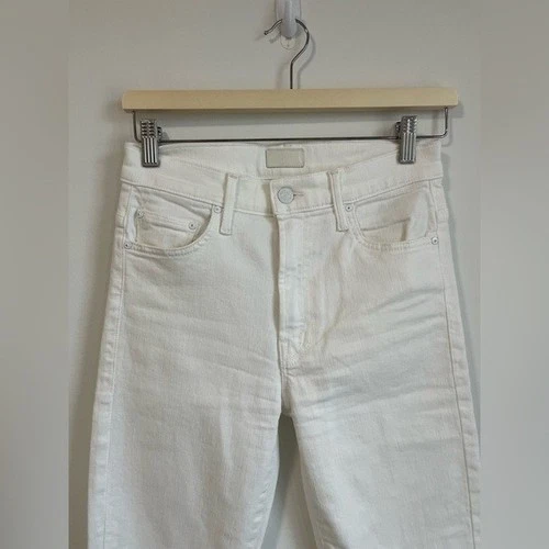 MOTHER Insider Crop Step Fray Jeans - Size 26 - photo 5