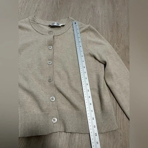 Simons Contemporaine Beige Buttoned Cardigan Small - photo 5