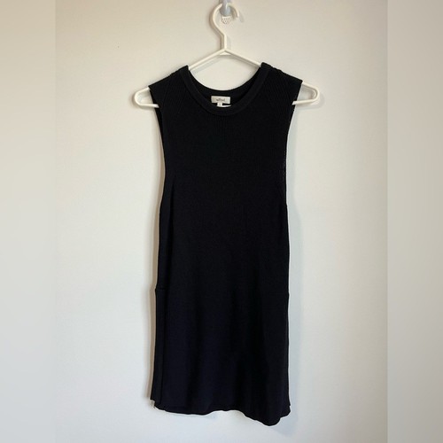 Wilfred Palmier Knit Sleeveless Sweater Tunic Black - photo 2