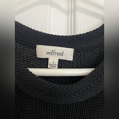 Wilfred Palmier Knit Sleeveless Sweater Tunic Black - photo 5