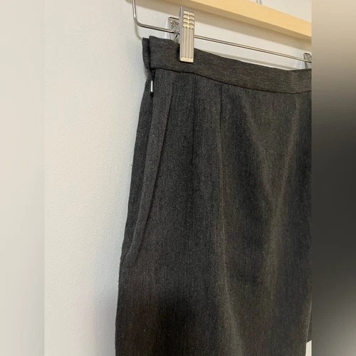 Vintage Gap Grey Mini Skirt A Line Academia Office - photo 4