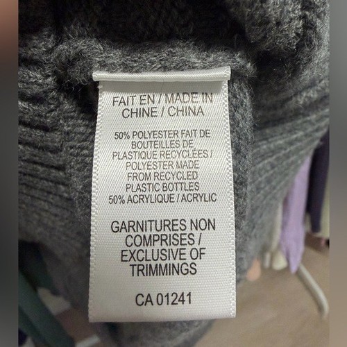 Grey Cable Knit Oversized Sweater - photo 4