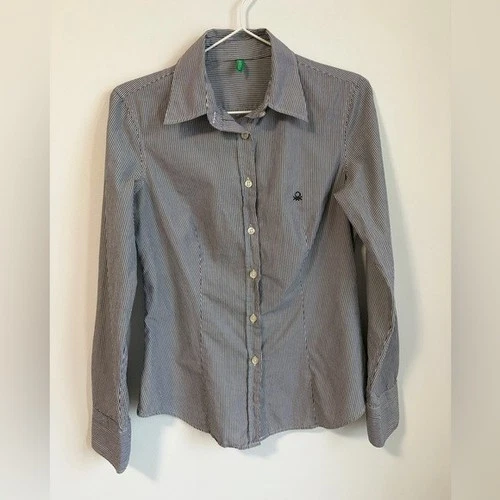 United Colors of Benetton Striped Buttoned Shirt